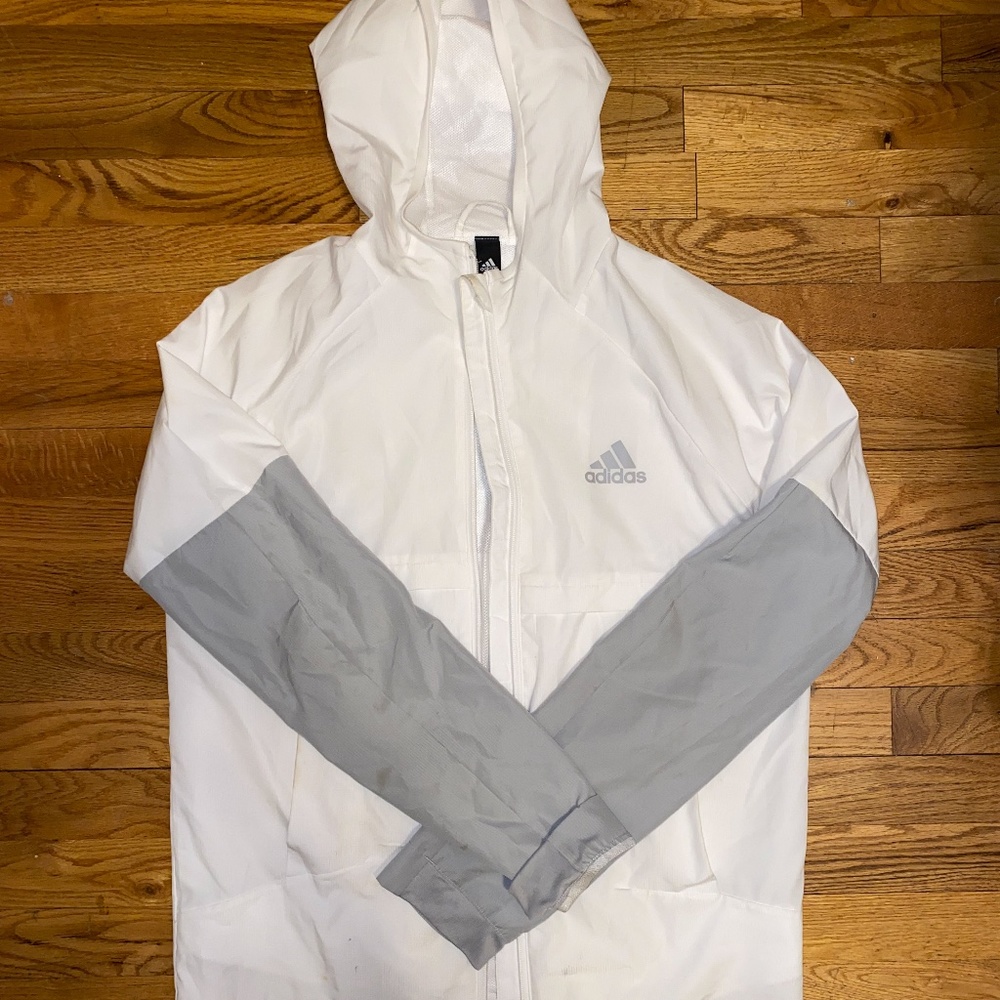 Mens Adidas Zip Up Windbreaker